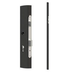 Profil 50x30x1.5mm, H-2000mm so zámkom bez zapustenia Profil 50x30x1.5mm, H-2000mm so zámkom bez zapustenia